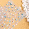 Cyansea Caricatura Conejito Caramelo Pegatinas para Uñas con Relieve Lindos Felpa Calcomanías para Uñas DIY Estilo Ins Estéreo