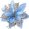 Flores de Natal Transfronteiriças, Decorações de Natal, Guirlandas, Árvores de Natal, Pó Dourado, Presilhas Plásticas, Arame, Atmosfera de Natal