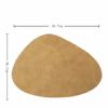 Porta-copos de couro de boi dupla face, base para xícara de chá, tapete de mesa à prova d'água e de óleo, tapete isolante para restaurante ocidental, base para tigela, porta-copos