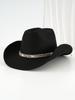 Chapéu de Pena Original Tecido à Mão Transfronteiriço Corrente de Chapéu de Cowboy Chapéu Estrangeiro de Venda Quente Chapéu de Feltro