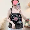 Verano 2026 Nuevo Estilo Chino Retro Top sin Mangas para Barriga Top Étnico con Bordado Elegante