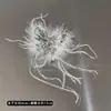 Pinza de Agarre para Cabello con Borla de Mariposa y Pluma Super Hada Diseño de Nicho Sentido Avanzado Pasador Disco para la Parte Trasera de la Cabeza Adorno para el Cabello Pinza de Agarre para el Cabello de Aleación