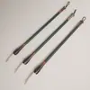 Sandalia de Pluma de Principios de Verano Palo de Sándalo Horquilla Flor Grande, Mediana y Pequeña Caracteres Pluma Suave Pintura Tradicional China Caligrafía Principiantes Cuerpo Delgado Dorado Línea de Escritura