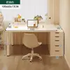 Nuevo Modelo 2025 Tocador y Mesa de Maquillaje Combinados para Habitación de Niñas, Escritorio de Computadora con Cajones, Tocador Simple para Trabajar