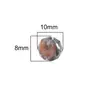 Cuentas Facetadas Manchadas de Vidrio Cuentas Sueltas Hecho a Mano DIY Pulsera de Cuentas de Mano Collar Bolsos Accesorios de Joyería Al por Mayor