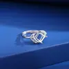 Anel de Prata Esterlina S925 Porta Vazio Quadrado 6mm Pode Ser Incrustado com Cristal Pedra Natural Porta Anel Joia de Mão Acessórios DIY Feminino