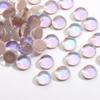 Perlas de sirena transparentes, taladro mágico para uñas, redondo, de fondo plano, taladro caliente, cristal, joyería para uñas, diamante moca
