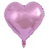 Globo de película de aluminio con forma de corazón 'Amor' de 18 pulgadas para fiesta de cumpleaños, boda, globo de papel de aluminio en forma de corazón, globo para decoración de habitación de boda, venta al por mayor