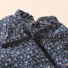 Vestido Floral para Niñas Primavera y Otoño Estilo Coreano Vestido de Princesa Algodón Puro Manga Larga Ropa de Abrigo Vestido Fresco Nuevo Estilo 2026