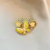 Nuevo Broche de Esmalte Chino Retro Fénix Pipa Abanico Flor Pin Accesorios Hanfu Qipao Broche de Tendencia Nacional