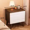 Mesita de noche de madera maciza para dormitorio del hogar 2026 Venta caliente Creativa Pequeño Armario de almacenamiento simple para niños Mesita de noche de tronco