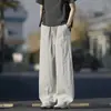 Pantalones Largos Deportivos Casuales para Hombre de Primavera 2026, Outdoor Lulu, Resistentes a las Arrugas, de Secado Rápido, Dobladillo Curvo con Efecto de Caída, Corte Holgado, Adelgazantes