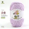 Hilo de Algodón Leche de Cinco Hebras Ruoyu 100g Hecho a Mano DIY Hilo para Muñecas Bebés Ganchillo Ramo Manta Venta al por Mayor