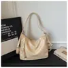 Bolsa de Gran Capacidad para Mujer 2026 Primavera Nuevo Estilo Coreano Casual Bolso de Hombro Cruzado de Cuero Suave para el Trabajo y los Viajes Bolso Tote