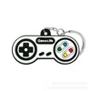 Llavero Colgante de Goma Suave de PVC Decoración para Mochila Dibujos Animados Juego Llavero Accesorio para Llavero Creativo