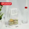 Bolsa de Mão Transparente em PVC com Lantejoulas Coloridas Bolsa de Ombro para Compras Bolsa de Plástico para Cosméticos Sacola Colorida para o Festival do Meio Outono