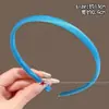 Diadema Azul Fina Súper Elegante 2026 para Mujer, Adecuada para Uso Diario de Primavera y Verano, Diadema de Alta Presión en la Parte Superior de la Cabeza, Pinza para el Cabello para Lavarse la Cara