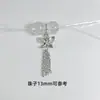 Cristal DIY Estilo Retro Serie Plata Retro Pulsera de Cristal Versátil Accesorios de Cuentas Espaciadoras Tiliu Metabo