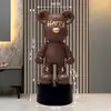 Nuevo Hucha de Cerdo de Oso Violento de Dibujos Animados Grande de Pie de Moda para la Sala de Estar Junto al Mueble de TV, con Artesanía de Textura de Cuero de Alta Gama