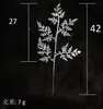 Ins Estilo Simples Peça Única Folhas de Pinheiro Artificiais Acessórios de Natal Salpicados com Folhas Douradas Arranjo de Flores para Interior Adereços Decorativos para Fotos