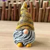 Figura de resina de un gnomo para jardín, micro paisajismo, decoración de escritorio para el hogar, regalo de cumpleaños, artículo de manualidades
