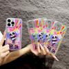 Funda para iPhone 15 Pro Max con calavera colorida y divertida de Halloween, luminosa, 13/16x