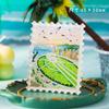 Sellos Turismo Atracciones Creativas de la Ciudad Pintura a Color Dibujo Animado Creativo Calcomanías Magnéticas Calcomanías para Refrigerador Conmemorativo Regalo de Acompañamiento Personalización