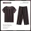 2025 Pijamas Nuevos para Mujer Verano Algodón Puro Manga Corta Pantalones Cortos 100% Algodón Verano Casual Deportivo Ropa de Casa Z