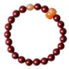 Pulsera de Cinabrio Mineral Crudo de Alto Contenido para Mujer, Pulsera del Año del Animal Calabaza para Hombre, Piedra Cruda, Arena Dorada Púrpura, Natural y Auténtica