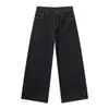 Jeans Casuales de Pierna Ancha Original Color Vaca Cowboy Nirben para Hombre, Pantalones Rectos Sueltos y Versátiles Estilo Americano Nuevo, Modernos