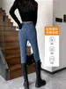 Calça jeans skinny cintura alta para mulheres, novo design outono 2026, calça lápis versátil de corte justo que emagrece