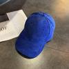 Sombrero de béisbol de color sólido para pareja de Corea del Sur, estudiantes masculinos y femeninos, casual, pana, japonés, otoño e invierno, gorra con visera cálida