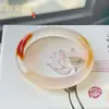 Pulsera de Ágata Calcedonia Colorida Tipo Hielo Natural, Pulsera de Ágata Jade Color Miel para Mujeres, Pulsera Color Koi para Riqueza y Prosperidad, Regalo para Esposo
