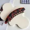 Pinza para el pelo de plátano con estampado de leopardo para mujer 2026 Nuevo estilo Elegante de alta gama Pinza de torsión Pinza vertical para coleta alta