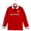 Serie de Jerseys Clásicos Retro de Manga Larga, Jersey Retro de Uniforme de Fútbol de Manga Larga, Jersey Retro Clásico de Manga Larga de Local y Visitante