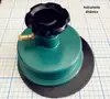 Instrumento de Medição de Peso, Amostrador de Disco, Faca de Amostragem, Amostrador de Tecido Têxtil (com Almofada, Inclui 4 Lâminas)