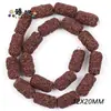 Cuentas de Pincel Ovaladas Cilíndricas de Piedra Volcánica Coloridas para Collar Pulsera DIY Accesorios de Joyería de Aromaterapia Venta Directa de Fábrica DIY