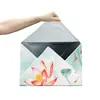 Bolsa de maquiagem patchwork de lótus estilo chinês, bolsa de armazenamento de tecido mágico portátil para viagem de cuidados com a pele de grande capacidade