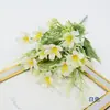 Grama Aquática Flor de Hortênsia Artificial Estilo Escandinavo Buquê Casamento Entrada de Casa Janela Paisagismo Arranjo de Flores Bonsai Decoração Flor