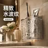 Personalización Disponible Directamente de Fábrica Caja de Almacenamiento de Brochas de Maquillaje Montada en la Pared del Baño Cosméticos de Baño para el Hogar Sin Taladro