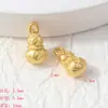 Colgante Chapado en Oro DIY, Calabaza Atrae Dinero, Tetera, Pulsera de Lingote, Collar, Materiales para Abalorios Hechos a Mano, Accesorios