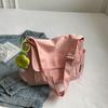 Bolso de Hombro para Mujer Venta al Por Mayor Nuevo Lienzo Clase Bolso para Viajeros Estilo Coreano Chica Pequeño Fresco Estudiante Universitario Casual Bandolera
