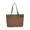 Bolso casual de gran capacidad para debajo del brazo para mujer, nuevo modelo 2026, adecuado para el trabajo diario y los desplazamientos, bolso tote de nicho estilo coreano