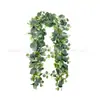 Vinha Artificial de Eucalipto Primavera Nova Transfronteiriça Gipsofila Folhas de Eucalipto Folha de Dinheiro Videira Decoração Suspensa Planta Artificial
