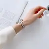 Pulseira Adequada para Apple Watch S8 Fivela Criativa Pulseira de Metal Applewatchs4567Se Geração Corrente de Liga
