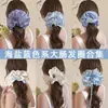 Acessório de cabelo elegante para mulheres, elástico para coque estilo coreano, novo modelo 2026, corda de cabelo elástica com laço estiloso