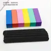 Herramientas para uñas placa de goma de doble cara para reparación de uñas tira de lijado bloque de tofu de alta elasticidad lima de placa de goma recta traje