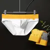 Calzoncillos de algodón para hombre tiro bajo ajustados estampados moda ropa interior para hombre sexy ajustados ropa interior para hombre ME7125SJ