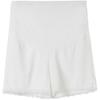 Shorts de precio real para mujeres embarazadas 2022 verano ropa exterior moda leggings Pantalones delgados de Seda de Hielo con borde de encaje ropa de maternidad