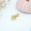 Accesorios de Joyería DIY Cierre de Trébol de Cuatro Hojas Micro-Incrustado Cobre Chapado en Oro Real de 18K Cierre de Extremo para Collar de Perlas